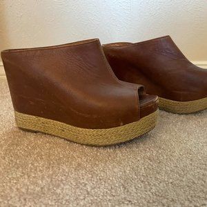 Jeffrey Campbell Handmade Havana Last Wedges